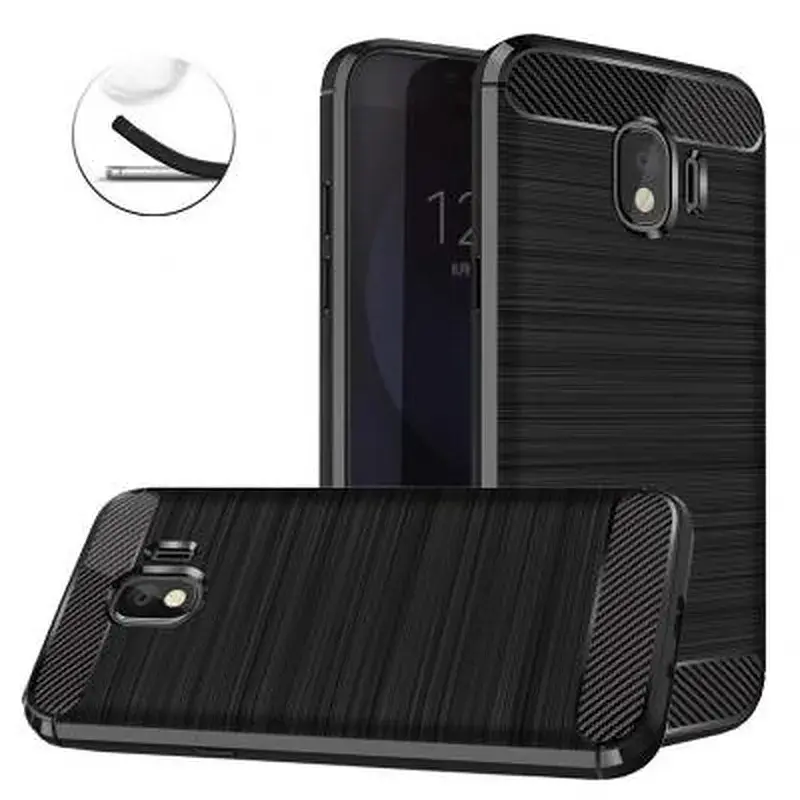 Чохол до мобільного телефона Laudtec для Samsung J4/J400 Carbon Fiber (Black) (LT-J400F) - фото 3