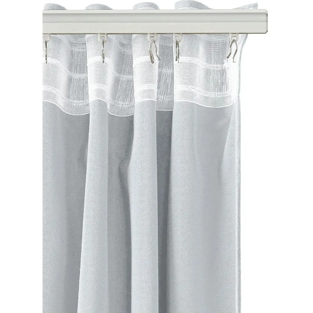 Шторы на кухню и комнату Cosas Smoky 180х270 см 2 шт серый (Curtains_Grey) - фото 4