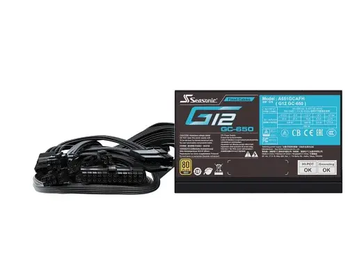 Блок живлення 650 Вт, Seasonic G12 GC, Black (G12 GC-650) - фото 3