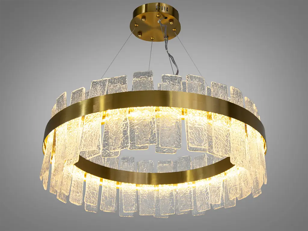 Люстра стельова LED Diasha 817/600BR 140W, бронзова, для зали та інтер'єрів 0-20 м² - фото 3
