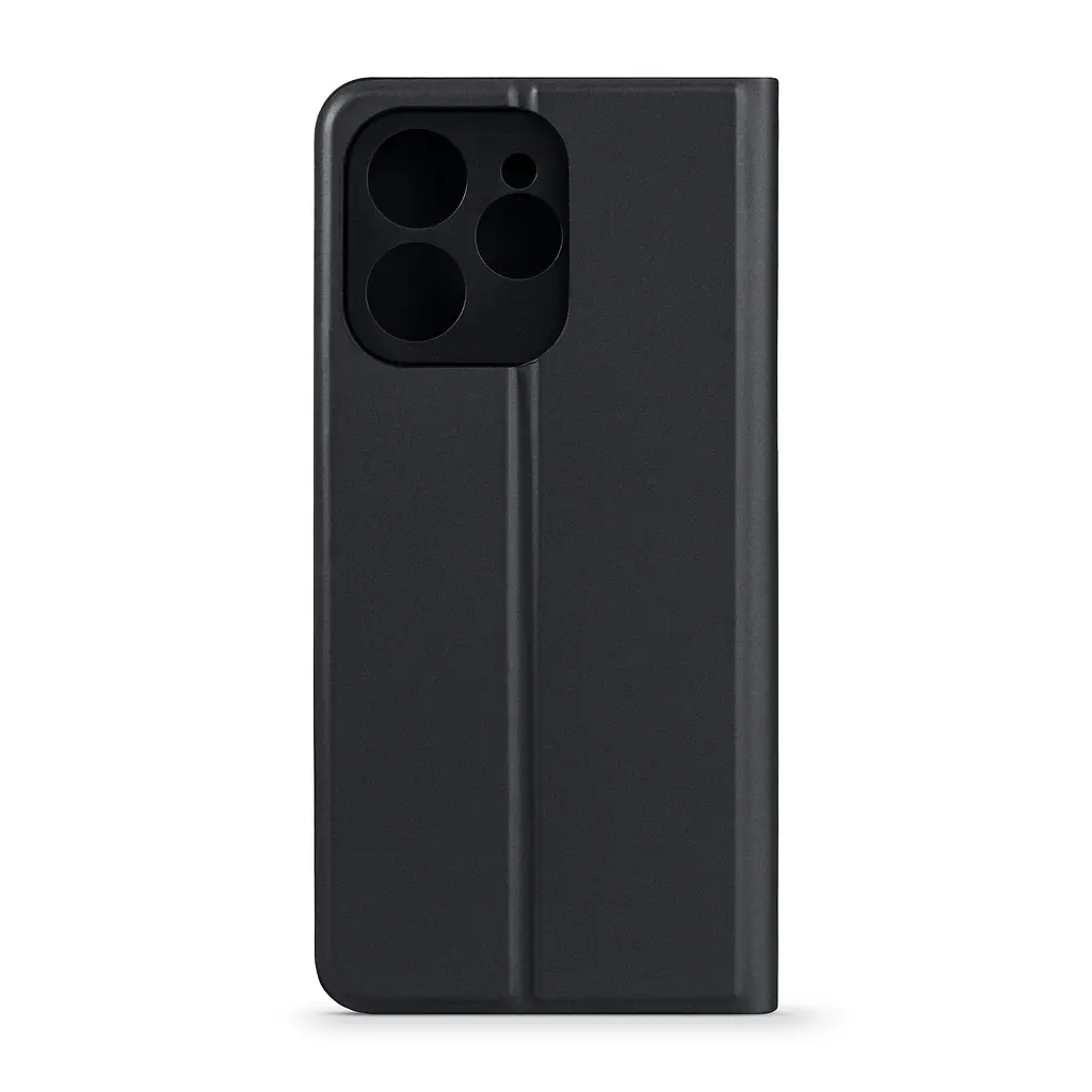 Чехол-книжка для TECNO Spark 40 4G, OneFold Case, черный, из экокожи (PU) и TPU, с магнитом, с подставкой и отделением для карт, трансформируемый в подставку, противоударный, защита всего корпуса, ArmorStandart (ARM87265) - фото 2