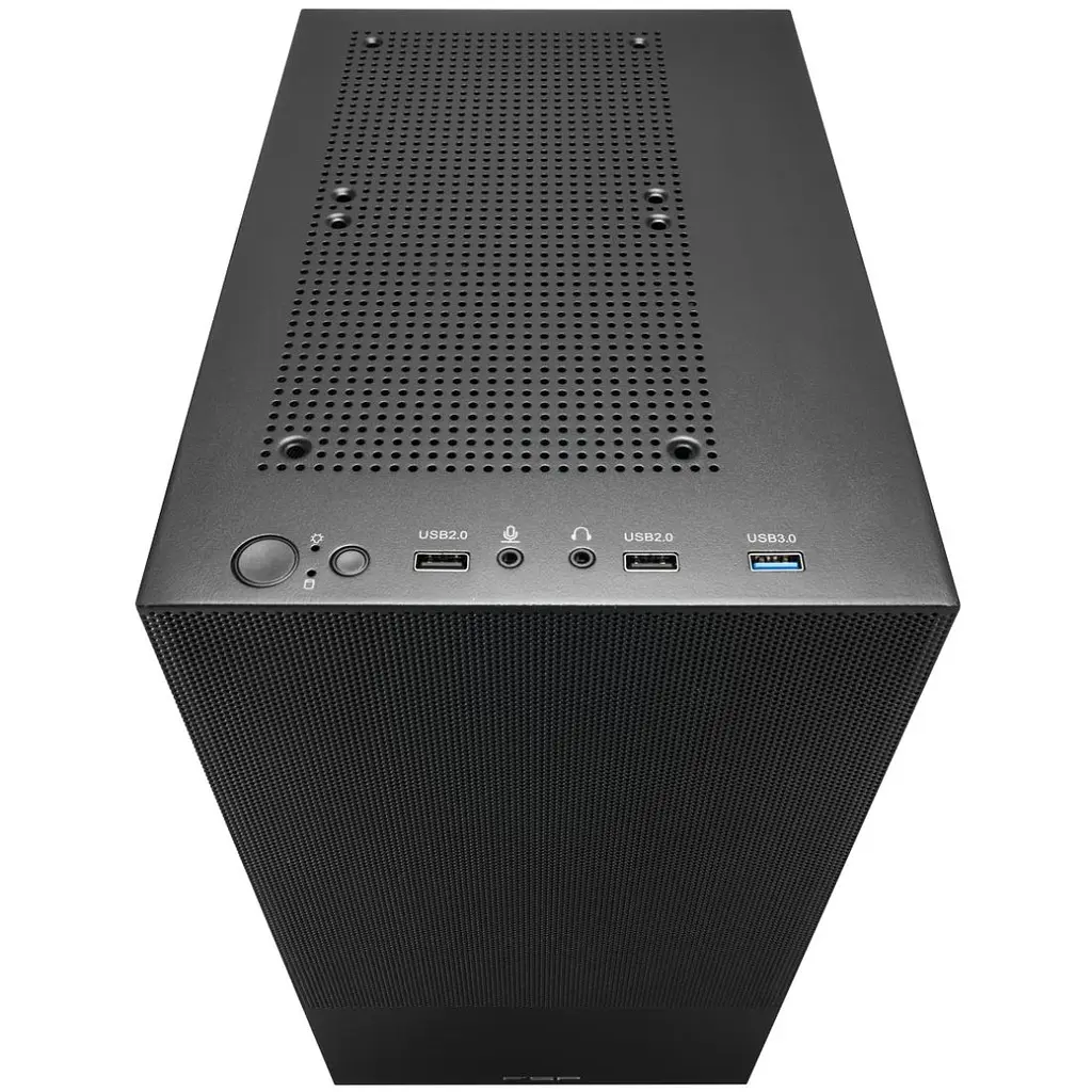 Корпус FSP S110-B без БЖ mATX Black (S110-B) - фото 4