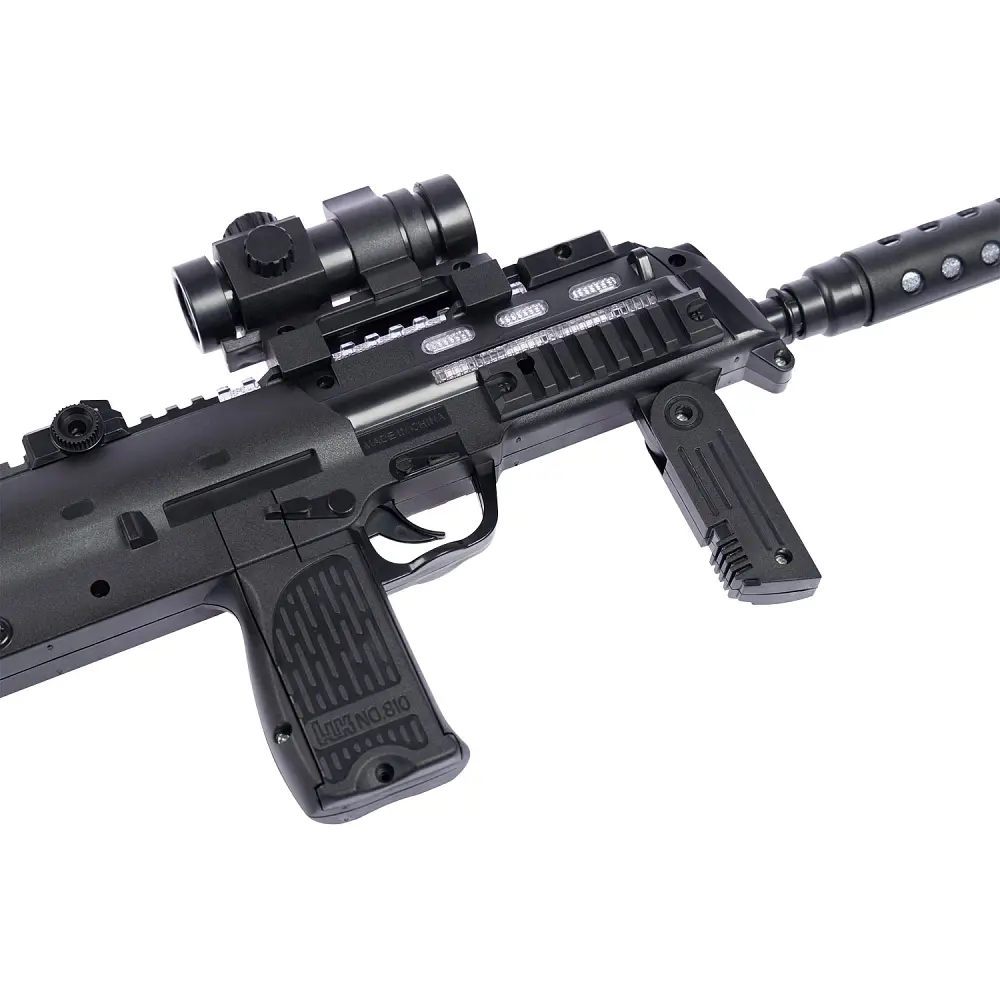 Автомат світло-звуковий ZIPP Toys HK MP7 Чорний - фото 6