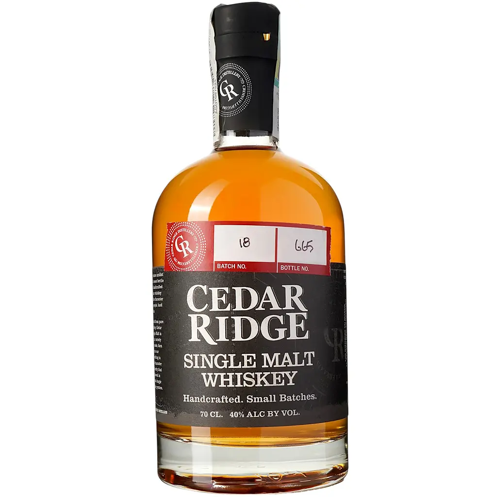 Віскі Cedar Ridge Single Malt 40% 0.7 л