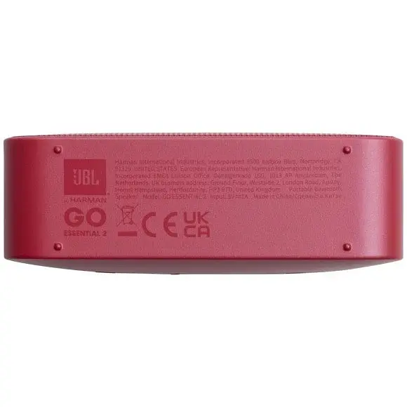 Беспроводная акустика — портативная колонка JBL Go Essential 2 (JBLGOES2REDEU) красная - фото 5