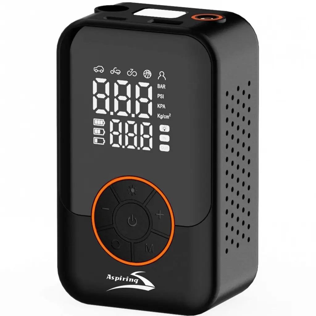 Автомобільний портативний компресор Aspiring Storm 5 70W Power Bank 4000 мАг/LED - фото 5