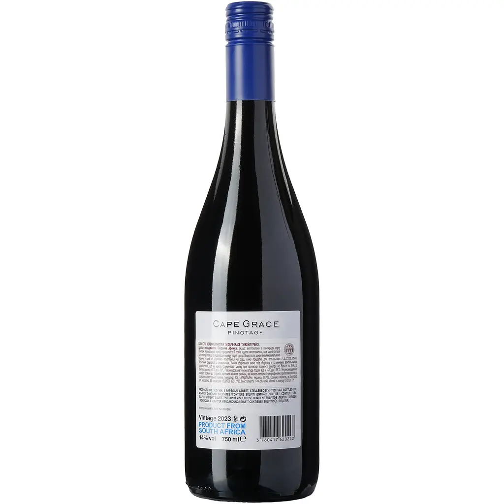 Вино Cape Grace Pinotage червоне сухе 0.75 л - фото 4