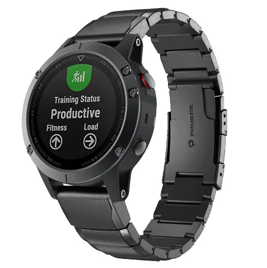 Ремінець ArmorStandart Metal для Garmin 26 mm Black (ARM85709) - фото 2