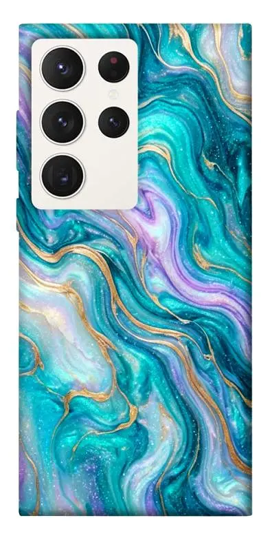 TPU чохол Demsky Mermaid marble для Samsung Galaxy S23 Ultra