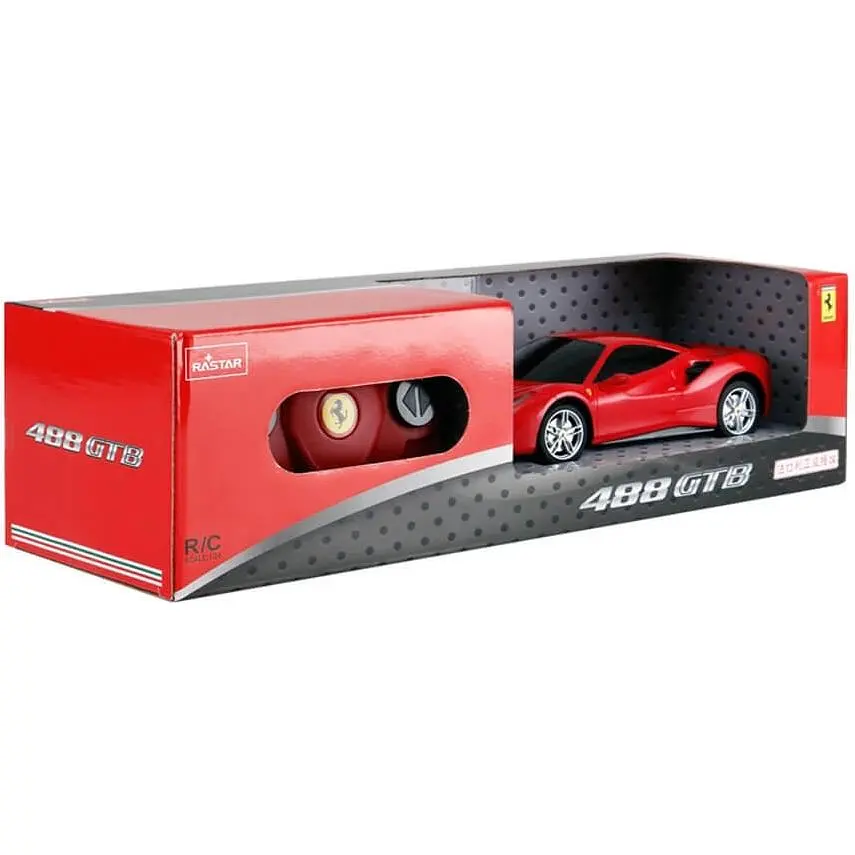 Іграшковий автомобіль на радіокеруванні Rastar Ferrari 488 GTB 1:24 (76000) - фото 5