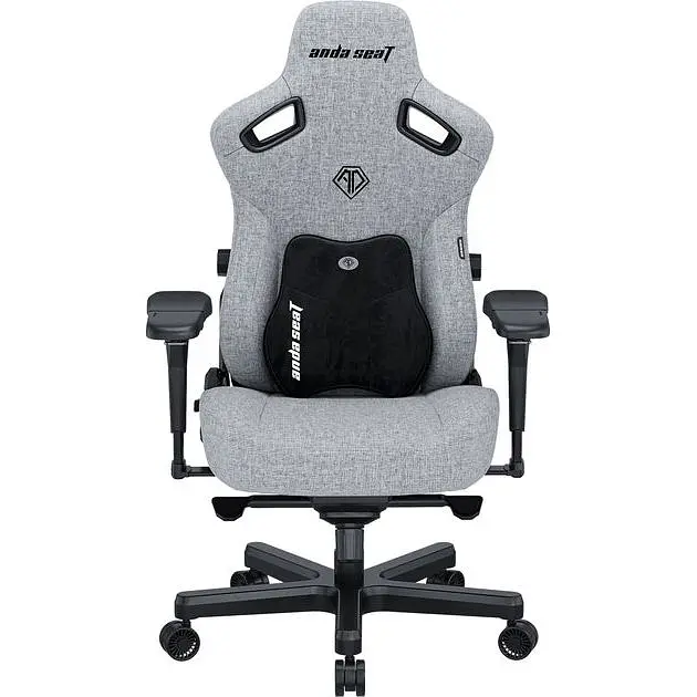 Кресло игровое Anda Seat Kaiser 3 Pro Size XL Grey Fabric - фото 3