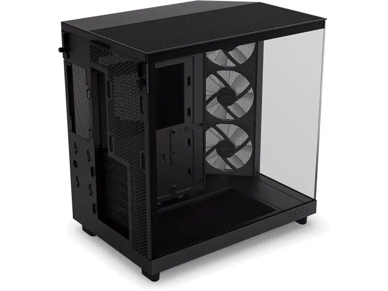 Корпус NZXT H6 FLOW RGB ALL Black (CC-H61FB-R1) - фото 6