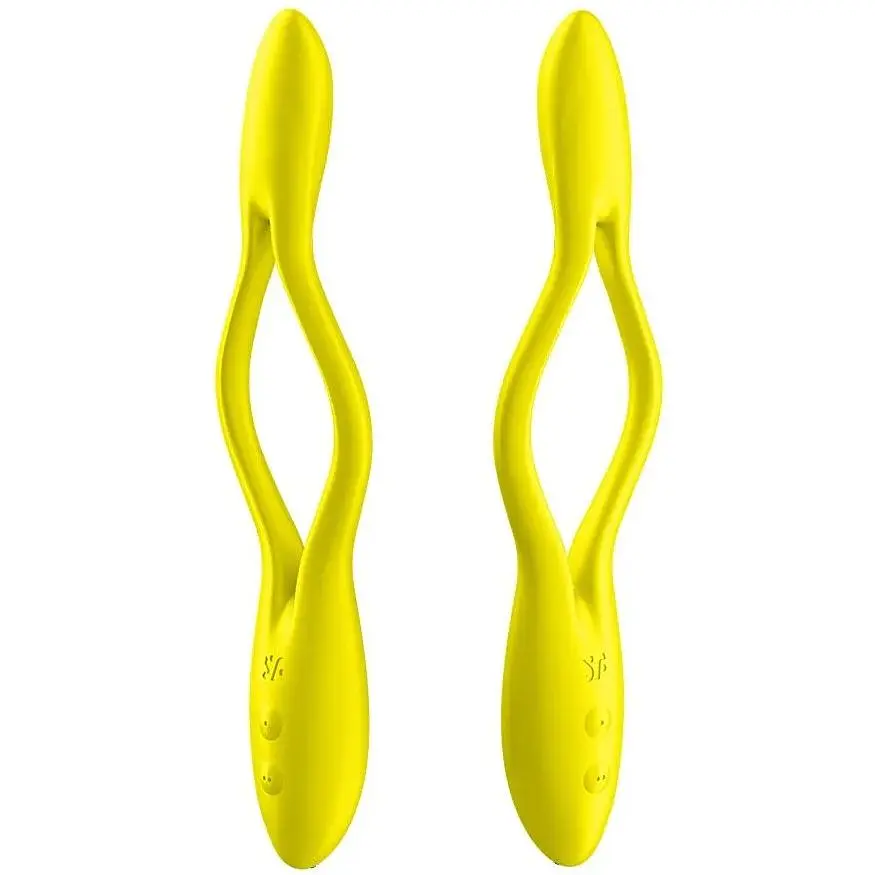 Універсальний гнучкий вібратор для пар Satisfyer Elastic Game Yellow - фото 3