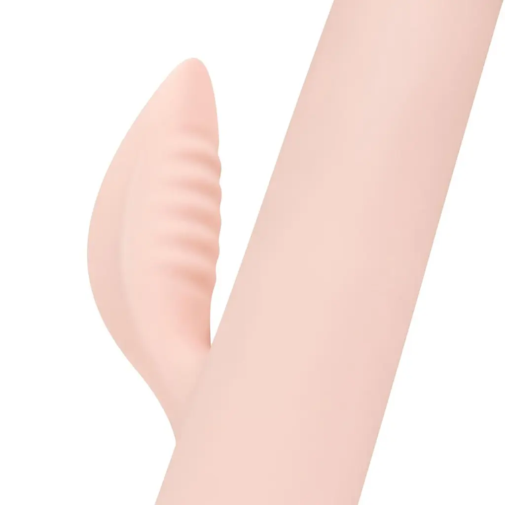 Вібратор-кролик із пульсацією Good Vibes Only - SHAI Thrusting Vibrator Soft Silicone - Pink, 3 мотори - фото 4