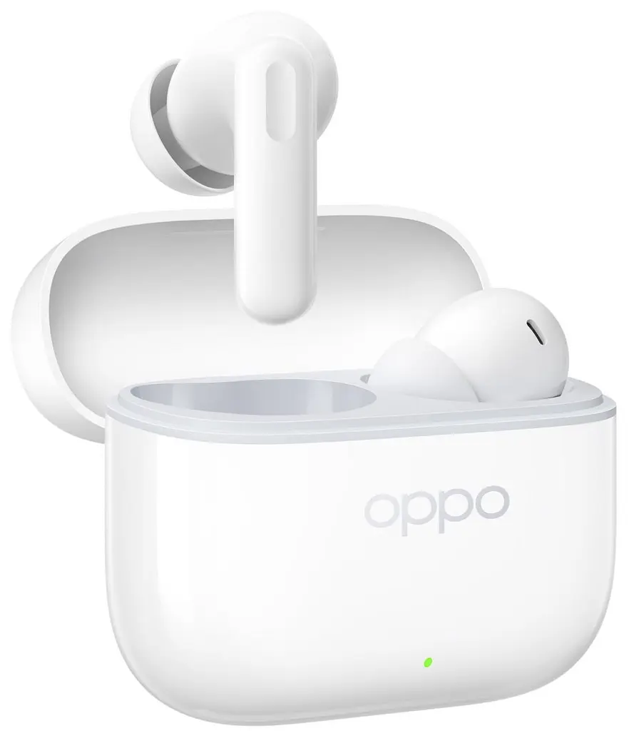 Бездротові навушники Oppo Enco Air4 Silky White (білі) - фото 4
