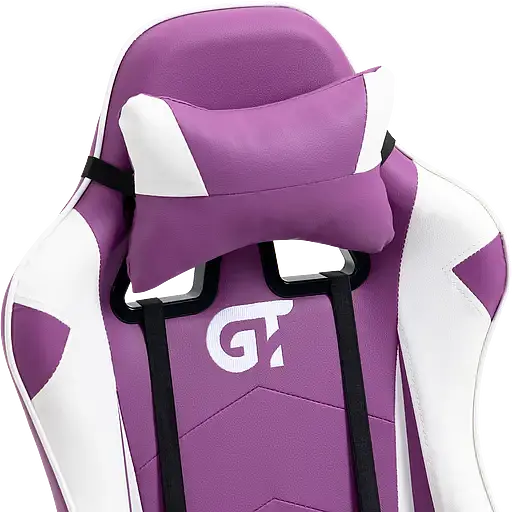 Геймерське дитяче крісло GT Racer біле з фіолетовим (X-5934-B Kids White/Violet) - фото 10