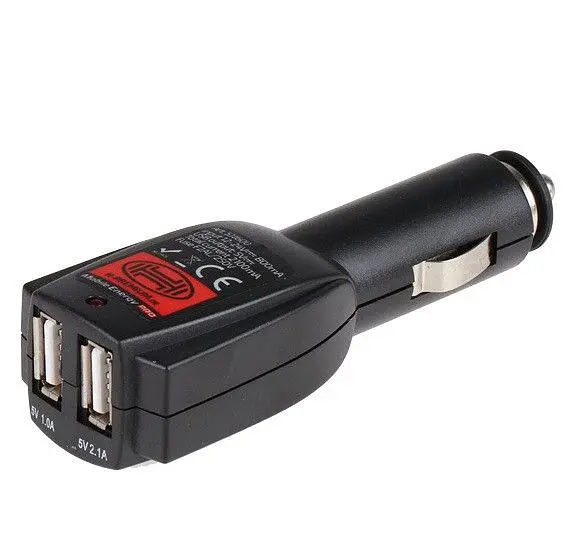 Автомобільний зарядний пристрій Heyner 12/24V 2.1A / 2USB Оригінал (511600) - фото 2