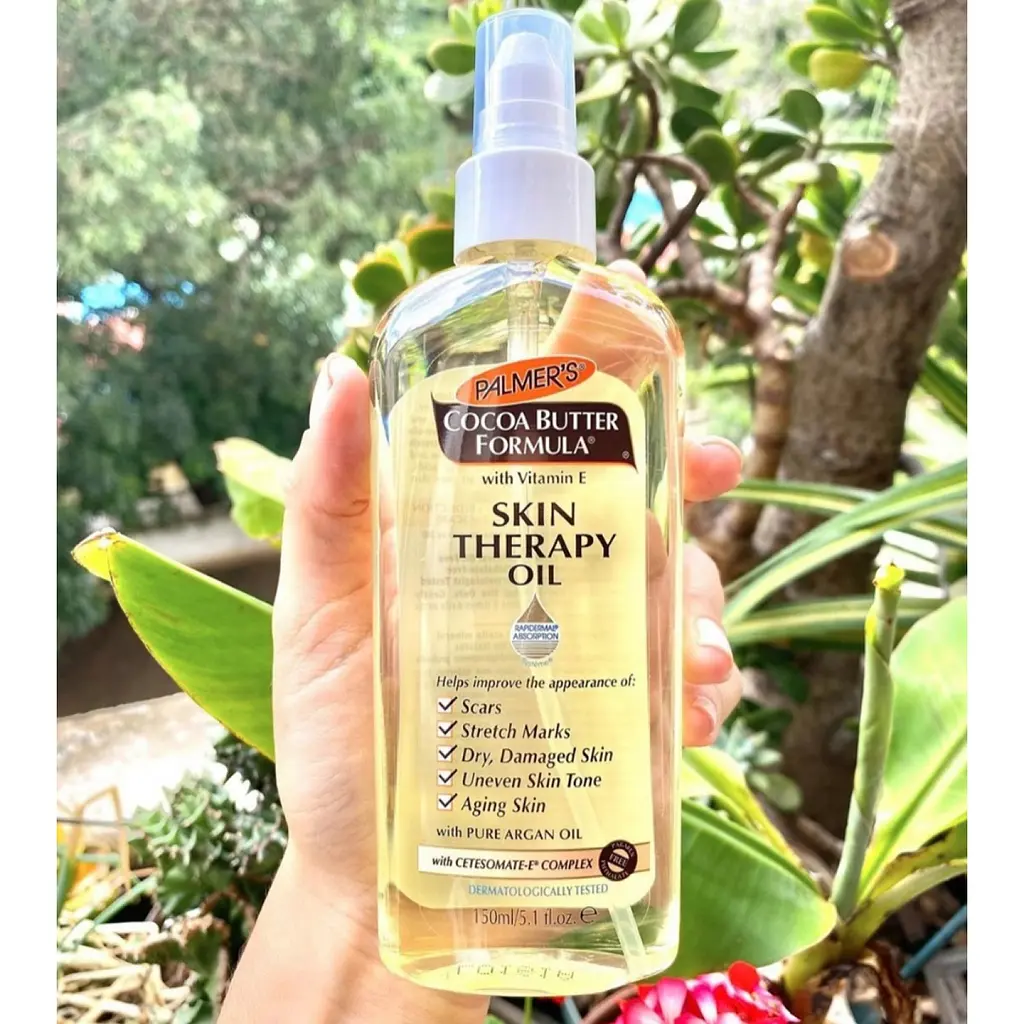 Олія від розтяжок та шрамів Palmer's Cocoa Butter Formula Skin Therapy Oil з олією какао і вітаміном Е 150 мл - фото 7