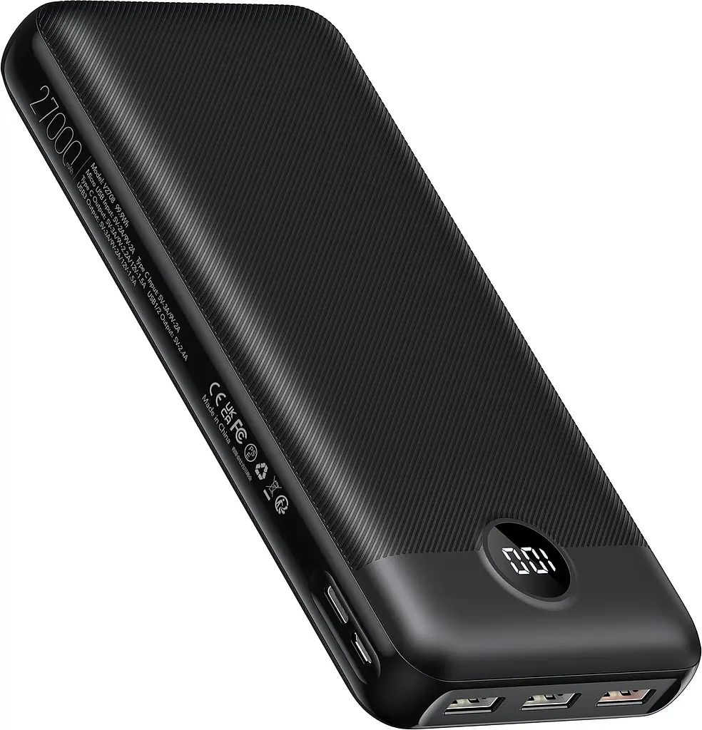 Портативний акумулятор VEGER V2708 20W 27000mAh black - фото 5