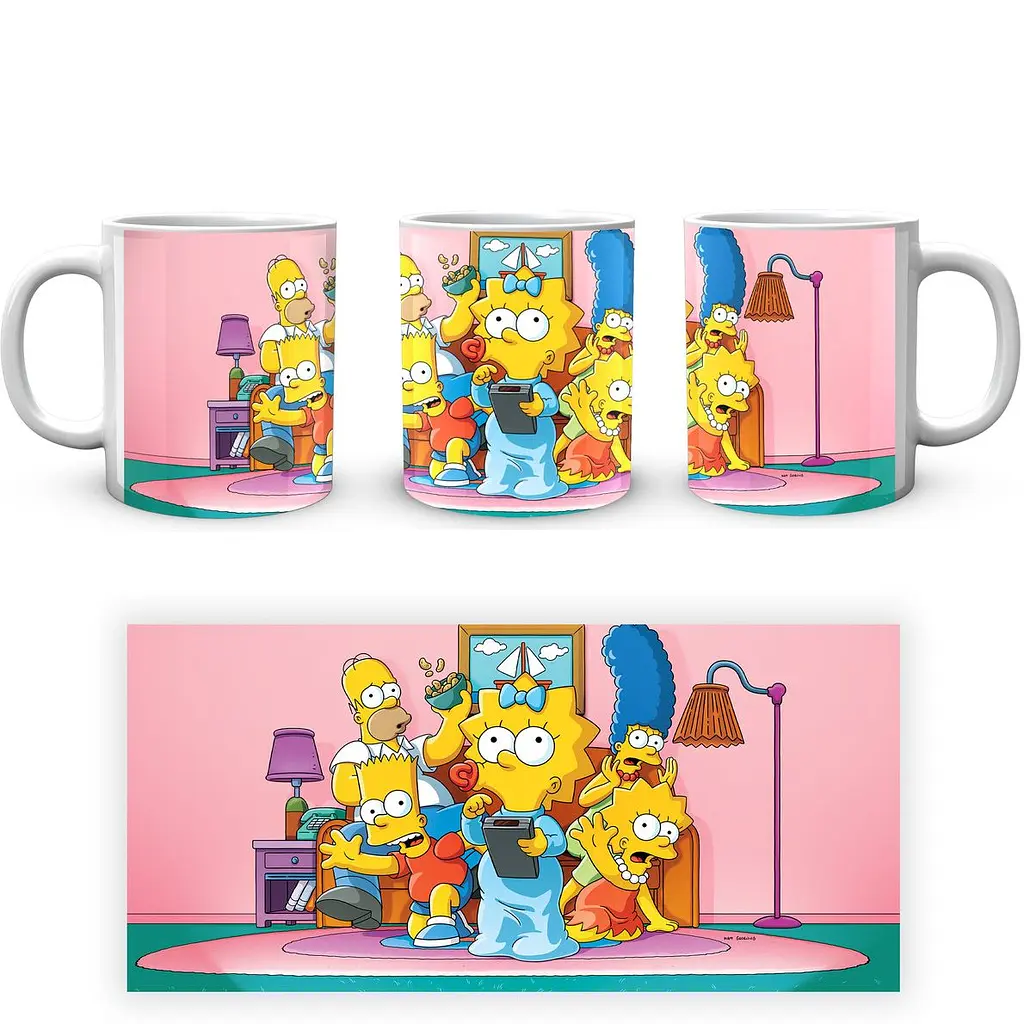 Кухоль GeekLand The Simpsons Сімпсони SMP 17 330 мл білий - фото 4