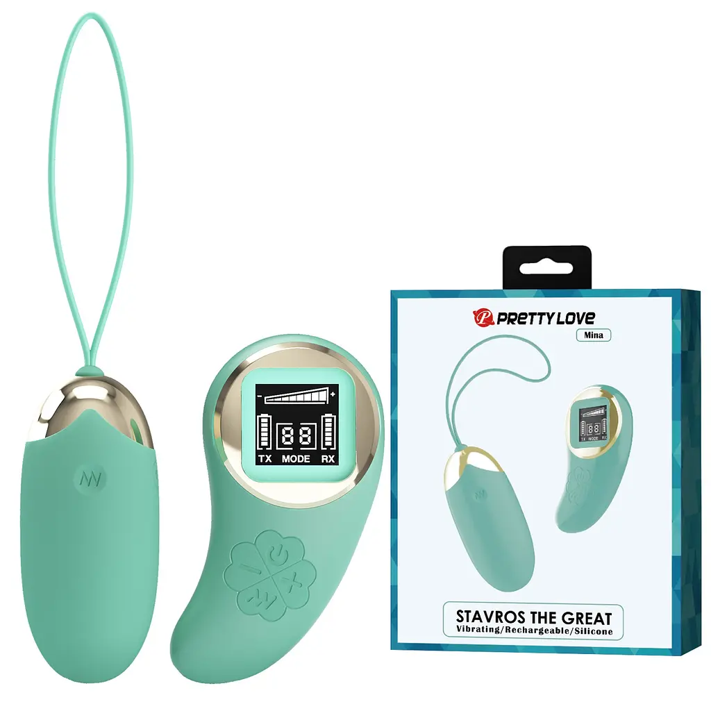 Віброяйце PRETTY LOVE Mina-10 vibration functions 9 speed levels, Wireless remote control PRETTY LOVE BI-014362W-LED-1 98597