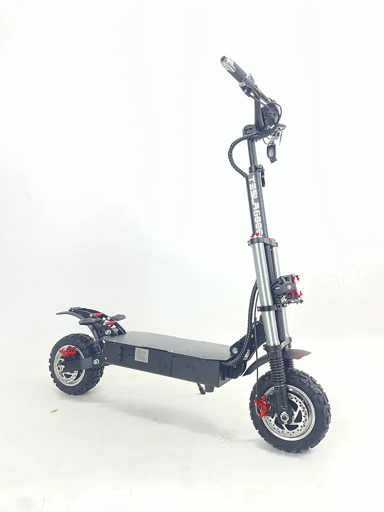 Електросамокат Двомоторний Tesla 6000 NEW (6000W, 60V, 36Ah) +NFC ключ - фото 4