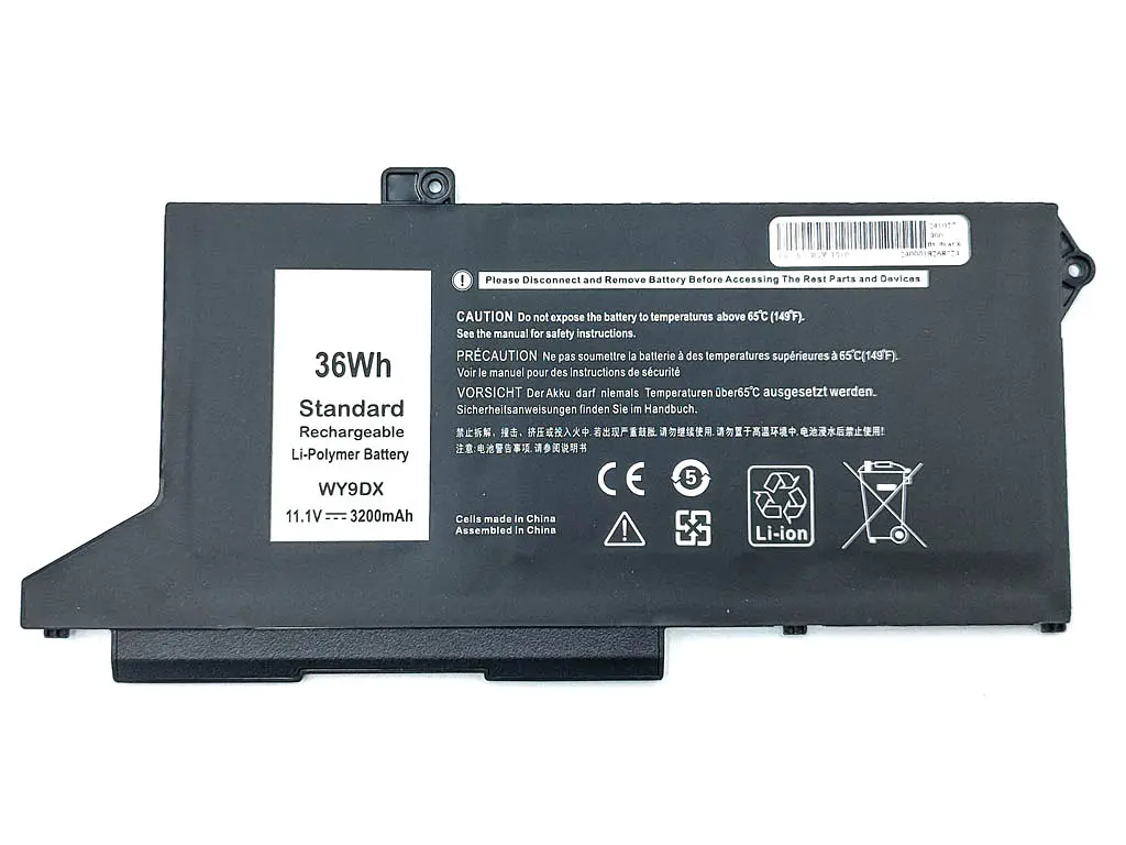 Акумулятор WY9DX для Dell Latitude 5420 5520 (11.1V 3200 mAh 35Wh) - фото 2