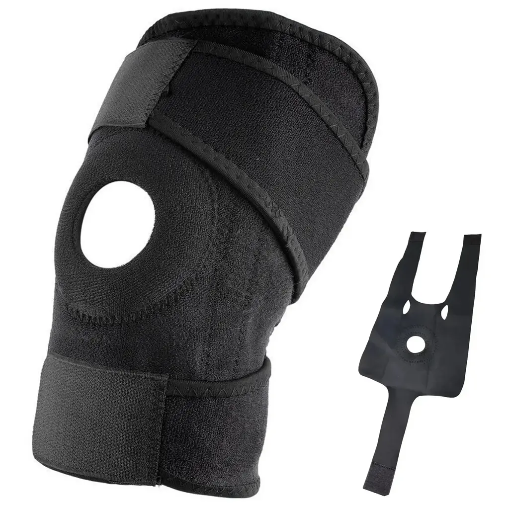 Еластичний бандаж на коліно Kosmodisk Knee Support, Фіксатор колінного суглоба, Наколінник, Чорний (6967549418) - фото 2