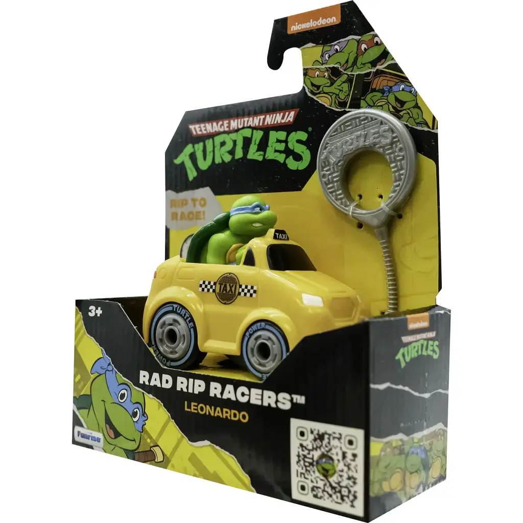 Машинка TMNT Funrise Черепашки-Ниндзя Гонщик с лаунчером Леонардо (71017) - фото 3