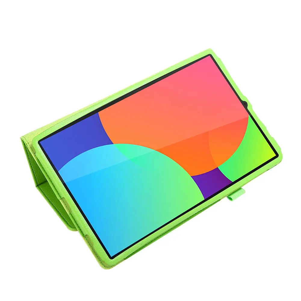 Чехол книга Samsung Galaxy Tab A9 Plus Зеленый - фото 3