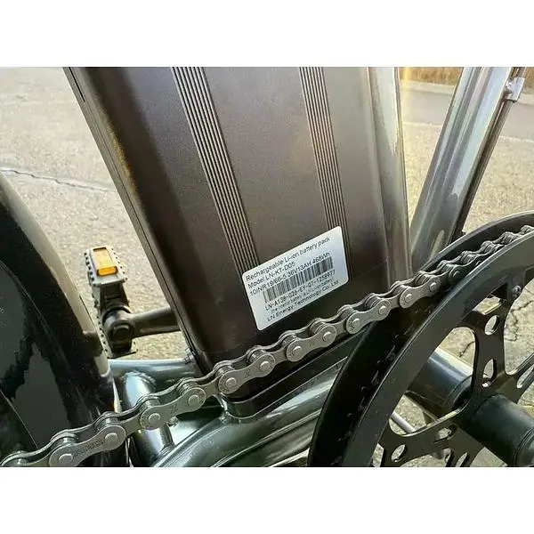 Электровелосипед Crosser Comp фетбайк 350W 12Ah серый с оранжевым - фото 9
