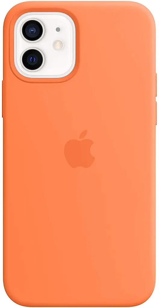 Чохол Silicone Case з MagSafe для Apple iPhone 12/12 Pro (Kumquat) ААА [53708] - фото 4