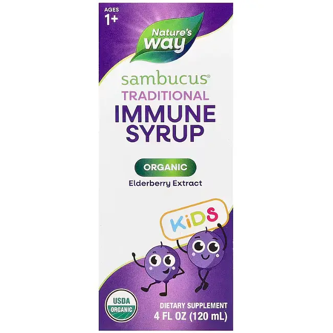 Чорна бузина Nature's Way Sambucus for Kids органік 120 мл - фото 2