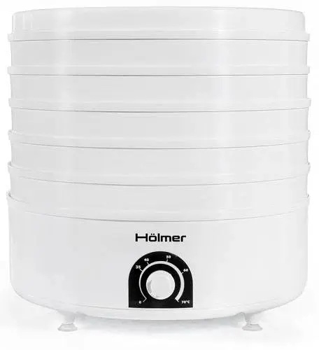 Сушилка овощей и фруктов HFD-52W White 520W Holmer teh0019853 - фото 6