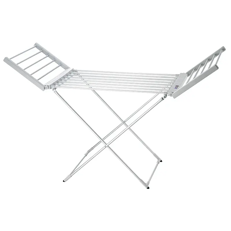 Електрична сушарка для білизни Zerix Comfort EDC-53148-T-Silver з таймером ZX4929, Хром матовый