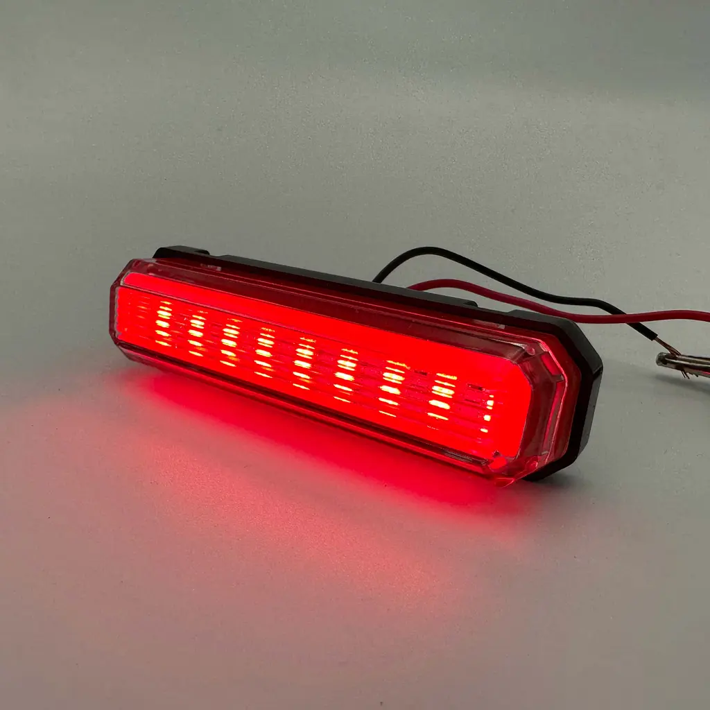 LED Габарит Thoc Auto 85 х 20 мм 12/24V 9 діод Неоновий Червоний (ТН-952) 1 шт. - фото 3