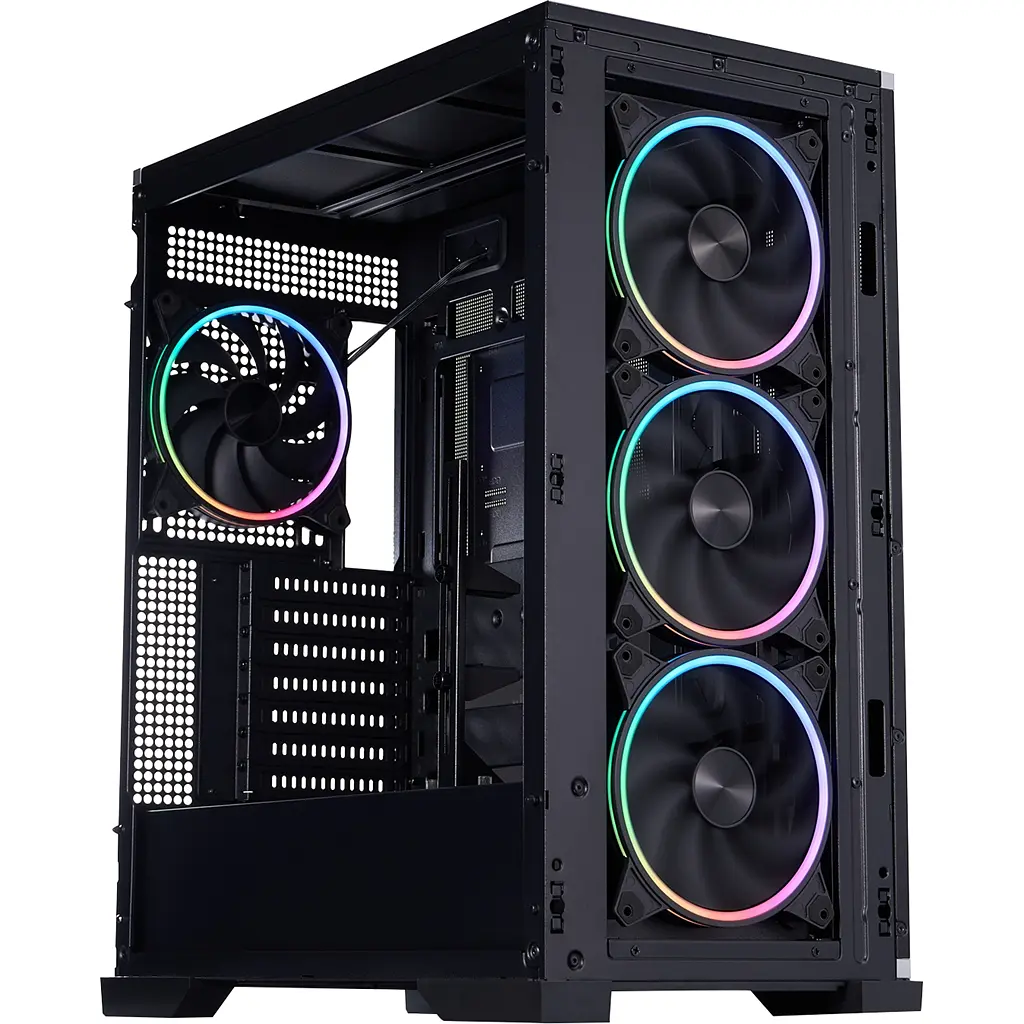 Корпус 1stPlayer IF8-BK-4FO7-14 Black - фото 2