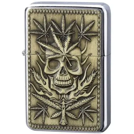 Зажигалка бензиновая Champ Leaves WP Lighter - фото 2
