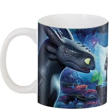 Кружка GeekLand Как приручить драконаHow to train your dragon Скрытый мир HD.02.17 330 мл белая - фото 3