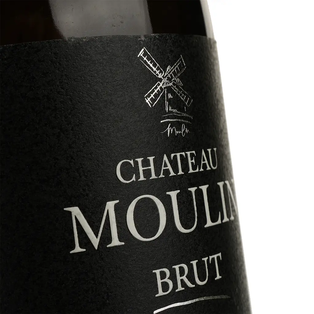 Вино игристое Chateau Moulin Brut белое брют 0.75 л - фото 3