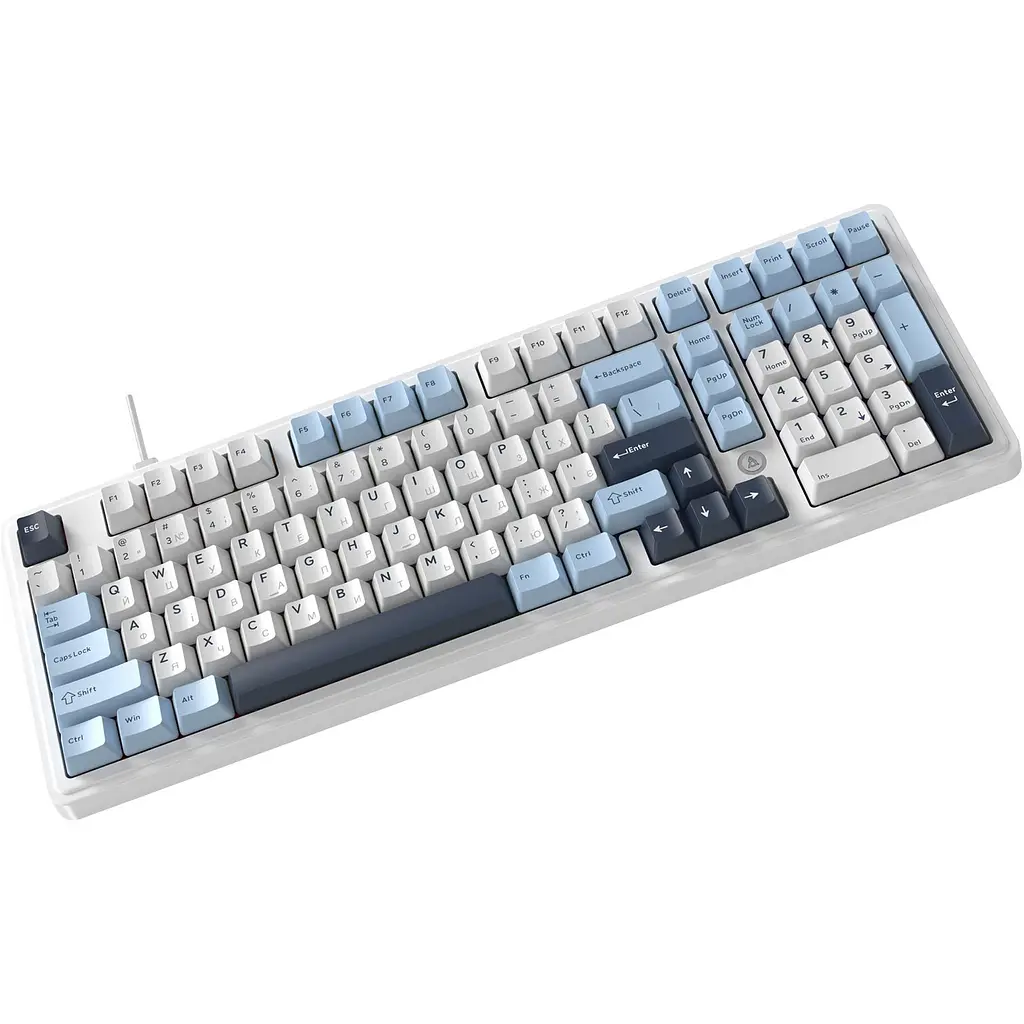 Клавіатура Ajazz AK980 MAX Magnetic Switch White/Blue (AK980-MAX-M-BWDB) [156881] - фото 5
