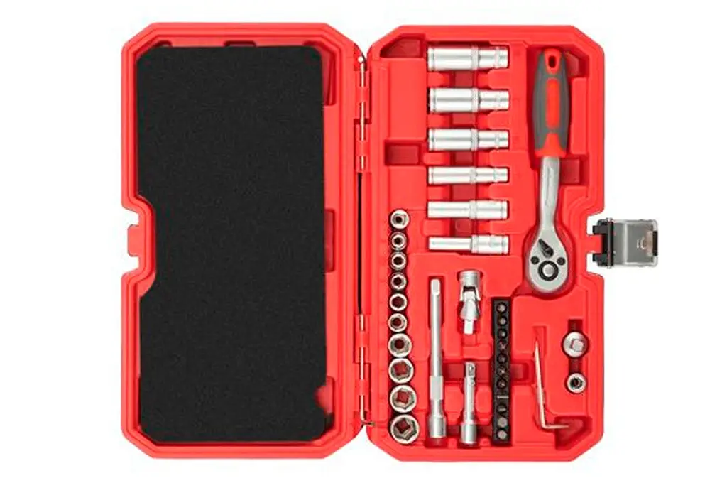 Набір інструментів Intertool Diy 36 од., 1/4" (ET-9036) - фото 2