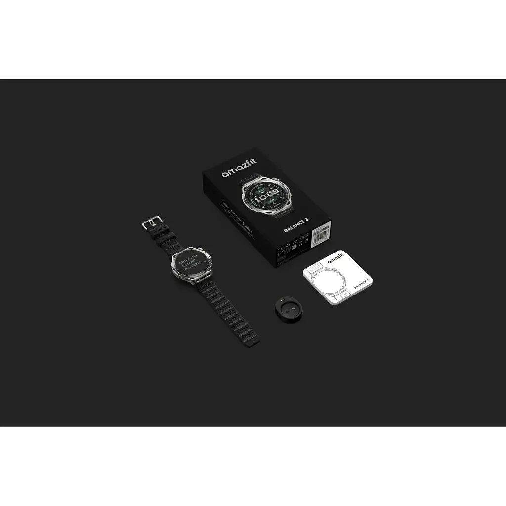Смарт-годинник Amazfit Balance 3 W2566AP1N Стальний (1208789) - фото 11