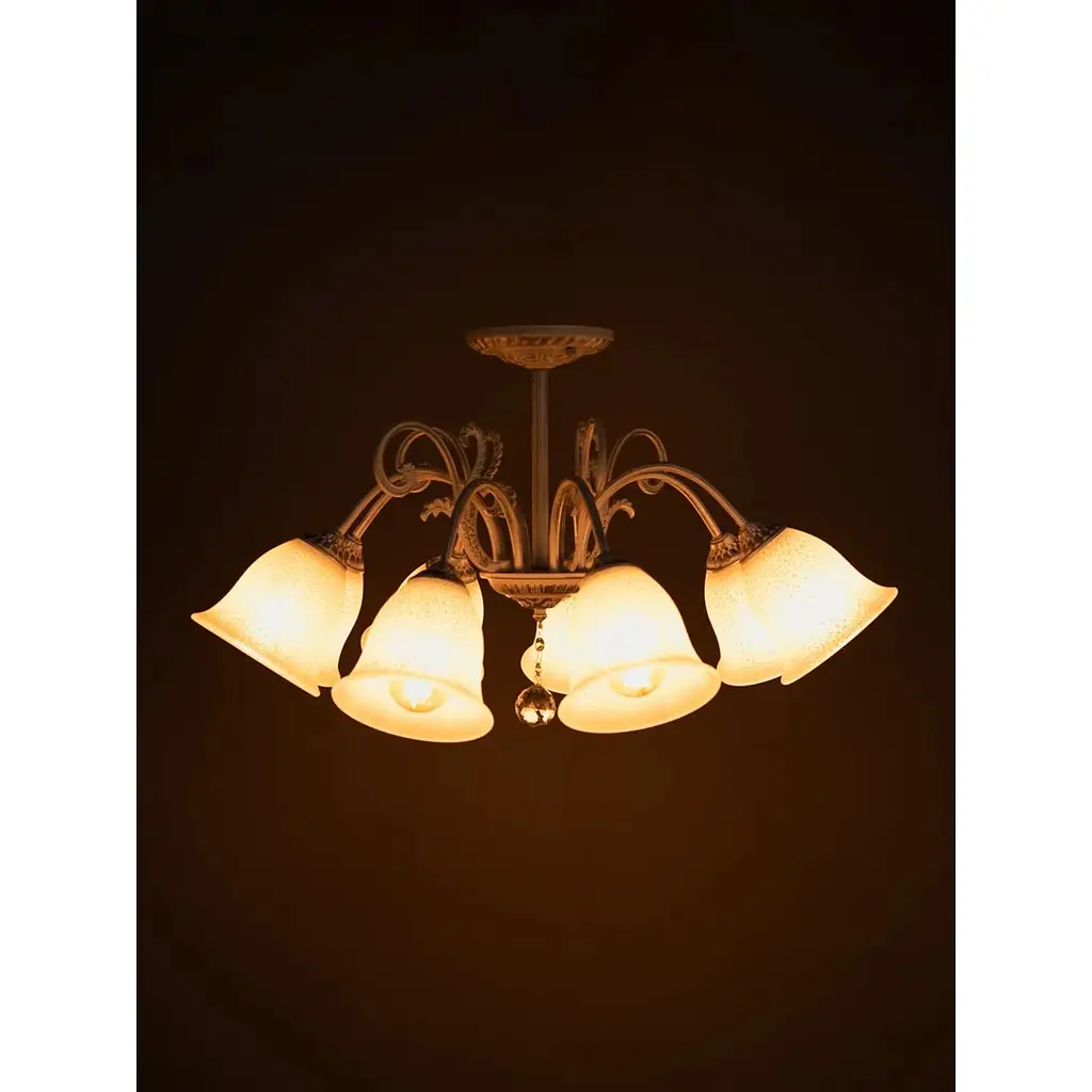 Класична люстра Brille BKL-690S/8 E27 WT+GD - фото 2