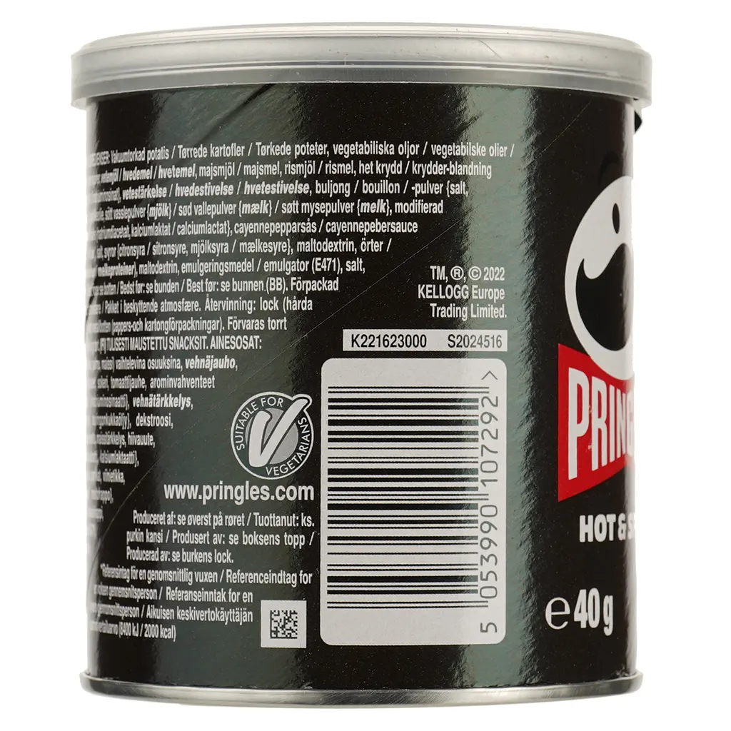 Чипсы Pringles Hot & Spicy остро-пряные 40 г - фото 2