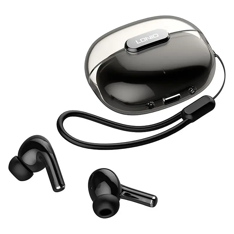 Наушники Ldnio T02 TWS HD Audio BT Earbuds |BT5.3, 30/300mAh, 4h| black - фото 2