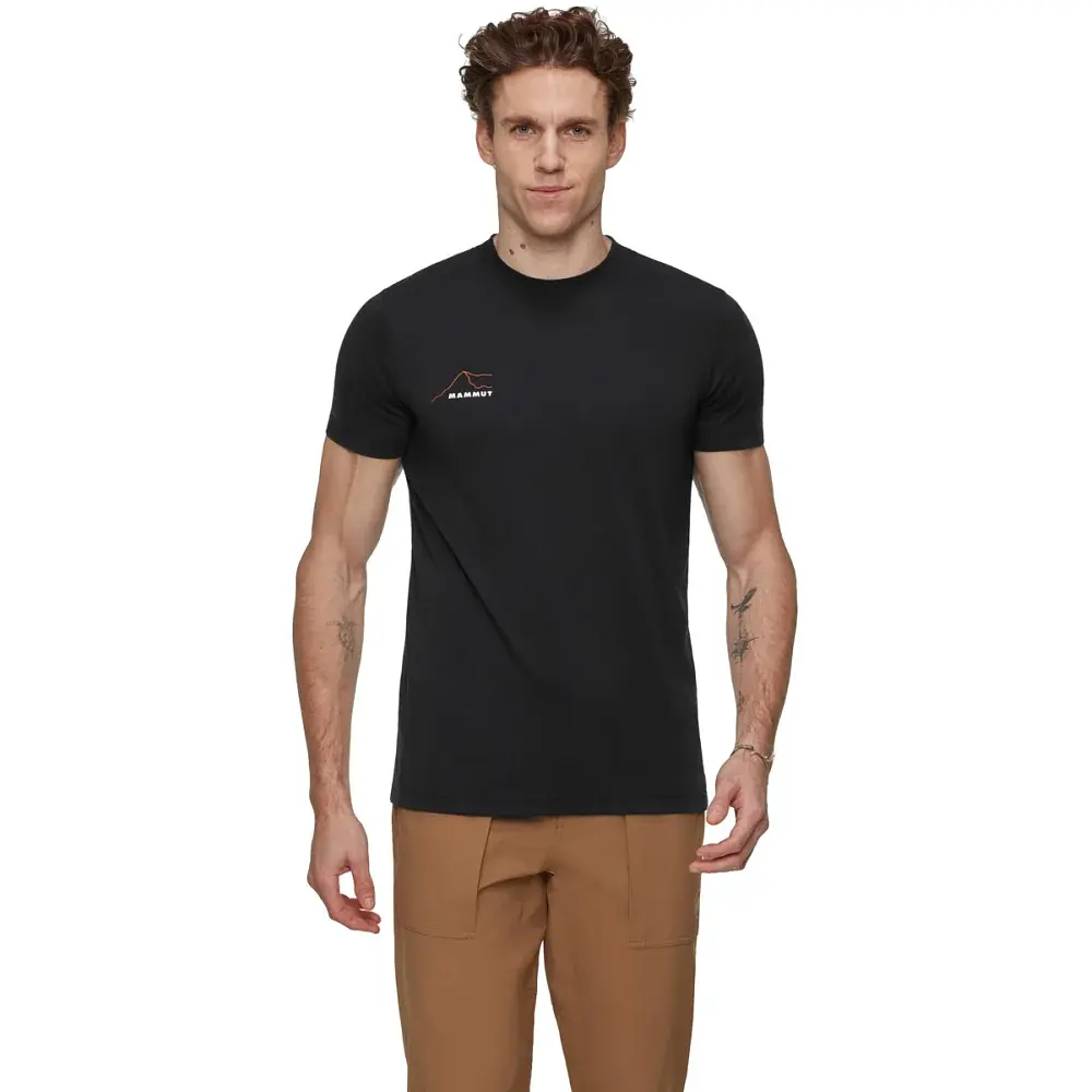 Футболка Mammut Mountain T-Shirt Eiger L black - фото 3