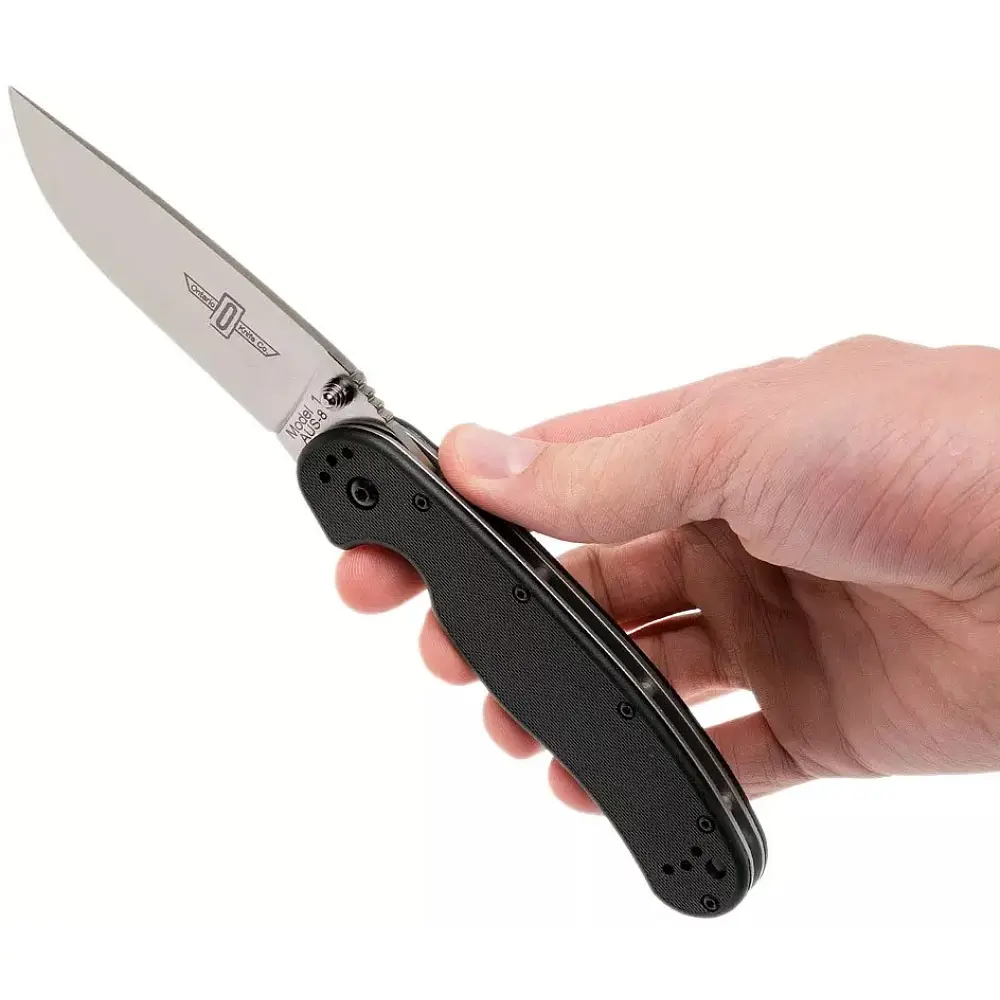 Ніж Ontario Knife RAT I AUS-8 Black - фото 5