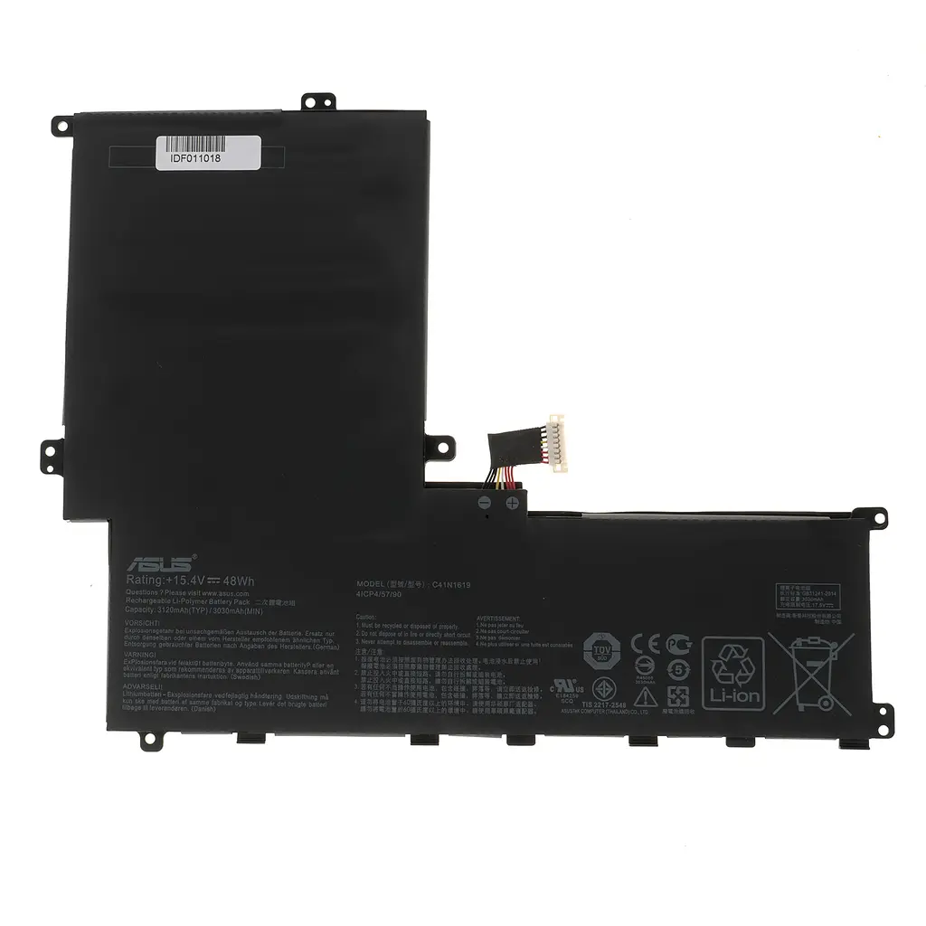 Батарея для ноутбука Asus C41N1619 (PRO B9440UA series) 15.4V 3030/3120 mAh 48Wh Black (0B200-02350100) - фото 3