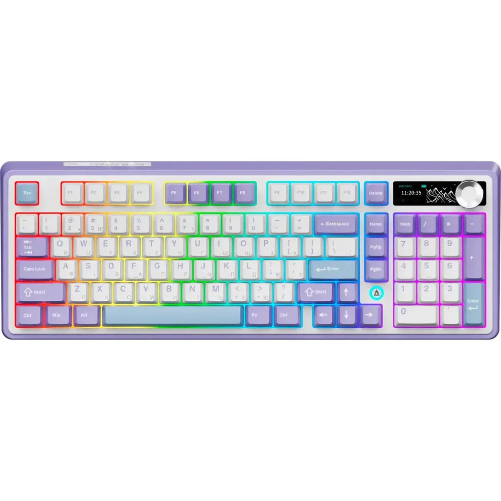 Клавиатура Ajazz AK980 Clear Sky Switch Purple [AK980-CS-PWB] [129519] - фото 2